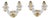 Acrylic and Brass Double-Arm Wall Sconces, 1970s, Set of 2 For Sale