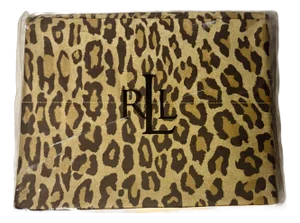 Lauren Ralph Lauren Leopard Print King Flat Sheet