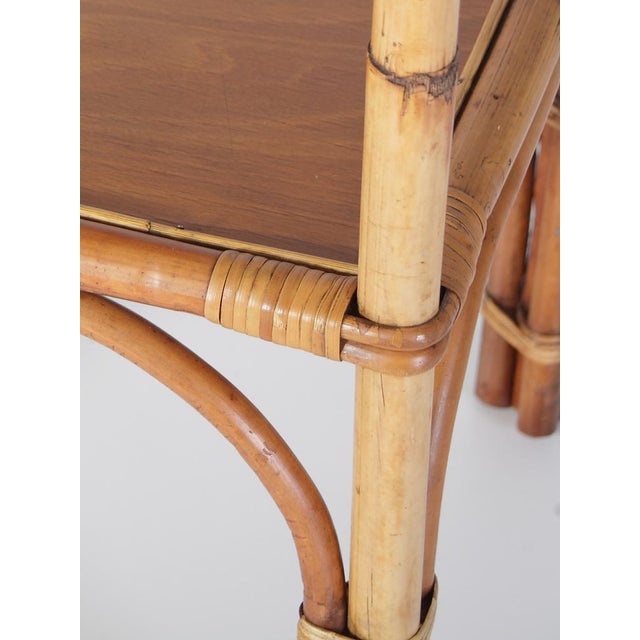 Rattan Console Table, 1930s For Sale - Image 13 of 17