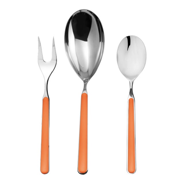 Mepra Fantasia 3-Piece Serving Set, Carrot For Sale