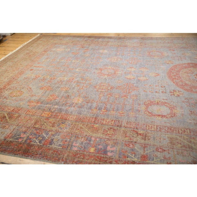 Antique Distressed Khotan Carpet - 7'10" x 15'5" For Sale - Image 10 of 12