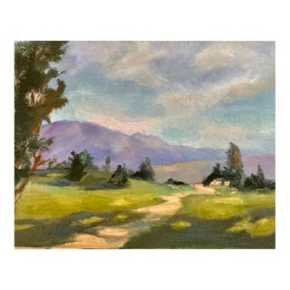 Country Bliss Impressionist Oil Painting For Sale
