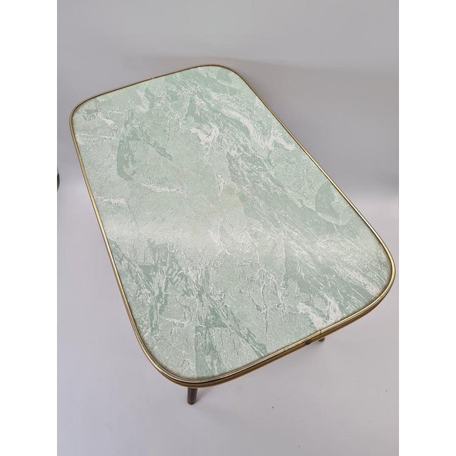 Mid-Century Modern Coffee or Side Table with Laminated Top, 1960s For Sale - Image 3 of 10