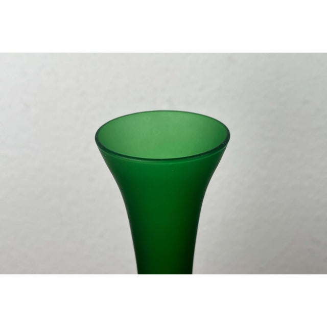 Italian Satinato Series Glass Vase attributed to Carlo Moretti, 1970s For Sale - Image 4 of 11