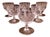 French Crystal Glass Wine Glasses from Baccarat, 1970s, Set of 6 For Sale - Image 9 of 9