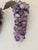 Traditional Vintage Pair of 2 LBS Amethyst Grapes Clusters For Sale - Image 3 of 4