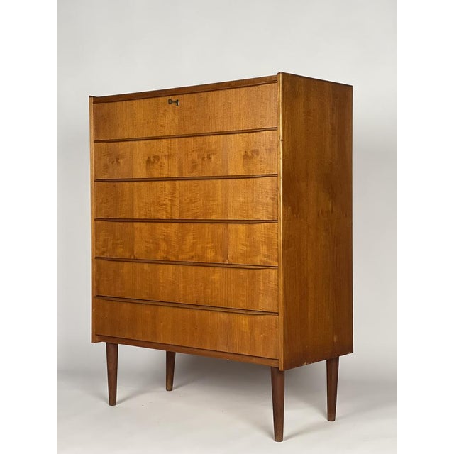 Scandinavian Teak Chest of Drawers, 1960s For Sale - Image 10 of 10