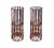 Vintage French Cut Glass Lead Crystal Vases - A Pair For Sale