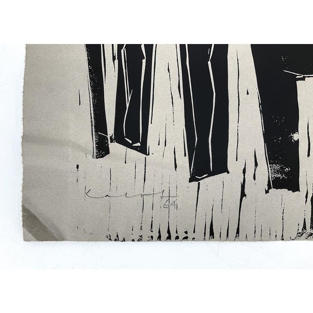 Walter Kalot, Almabtrieb, Linocut, 1964 For Sale - Image 6 of 10