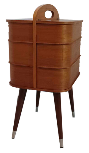 Danish Sewing Box in Teak, 1960s