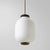 Chandelier in White Opaline Glass and Brass, 1950s For Sale - Image 14 of 14