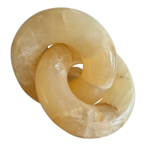 Alabaster Knot/Chain Object Paperweight