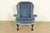 A gorgeous Chippendale or Georgian style wingback library chair, lounge chair, or fireside chair By Kindel Furniture USA,...