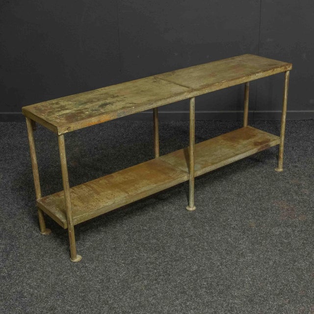 Industrial Greenhouse Table, 1970s For Sale - Image 9 of 13