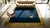 Navy Blue 1920s Navy Open Field Art Deco Modern Antique Chinese Peking Knotted Wool Rug For Sale - Image 8 of 9