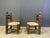 1960s Brutalist Children's Chairs attributed to Charles Dudouyt, 1960s, Set of 2 For Sale - Image 5 of 8