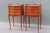 Wood 1960s Pair of French Louis XV Style Rosewood Side Tables Nightstands For Sale - Image 7 of 17