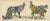 19th-Century Hand-Coloured Lithograph of Fallen Knights and Horses Post-Joust This original hand-coloured lithograph,...