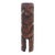Vintage Indigenous Maori Wood Folk Art Sculpture With Abalone For Sale