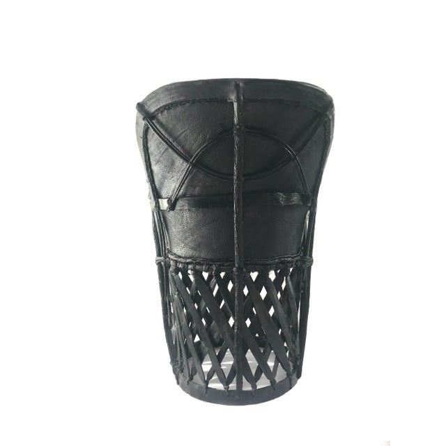 Early 1900s Antique Equipal Wingback Chair of the Gods For Sale - Image 4 of 7