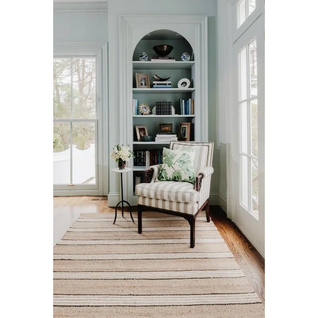 Erin Gates by Momeni Chestnut Stripe Brown Hand Woven Wool Area Rug 3'6" X 5'6" For Sale In Atlanta - Image 6 of 8