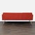 2000 - 2009 HighTower Tombolo 3-Seat Modern Sofa in Red Fabric For Sale - Image 5 of 9