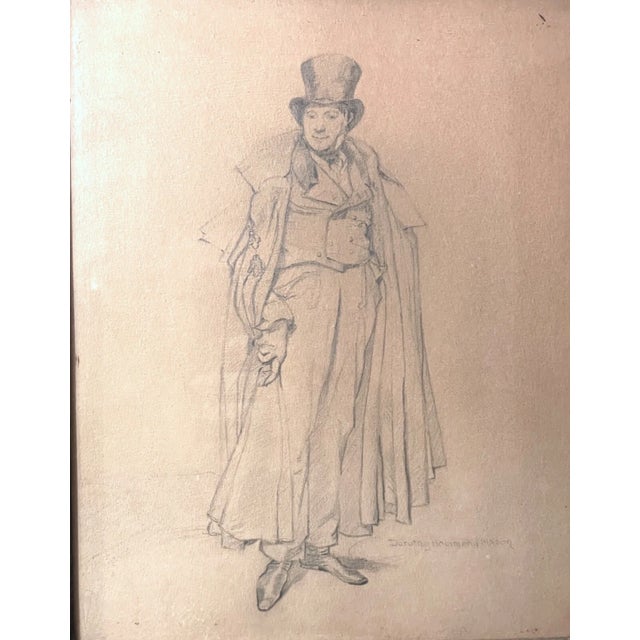 This remarkable piece of art is a genuine drawing created by the highly skilled artist Dorothy Hammond Mason during the...