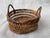 Small Vintage Woven Wicker Basket For Sale - Image 4 of 15