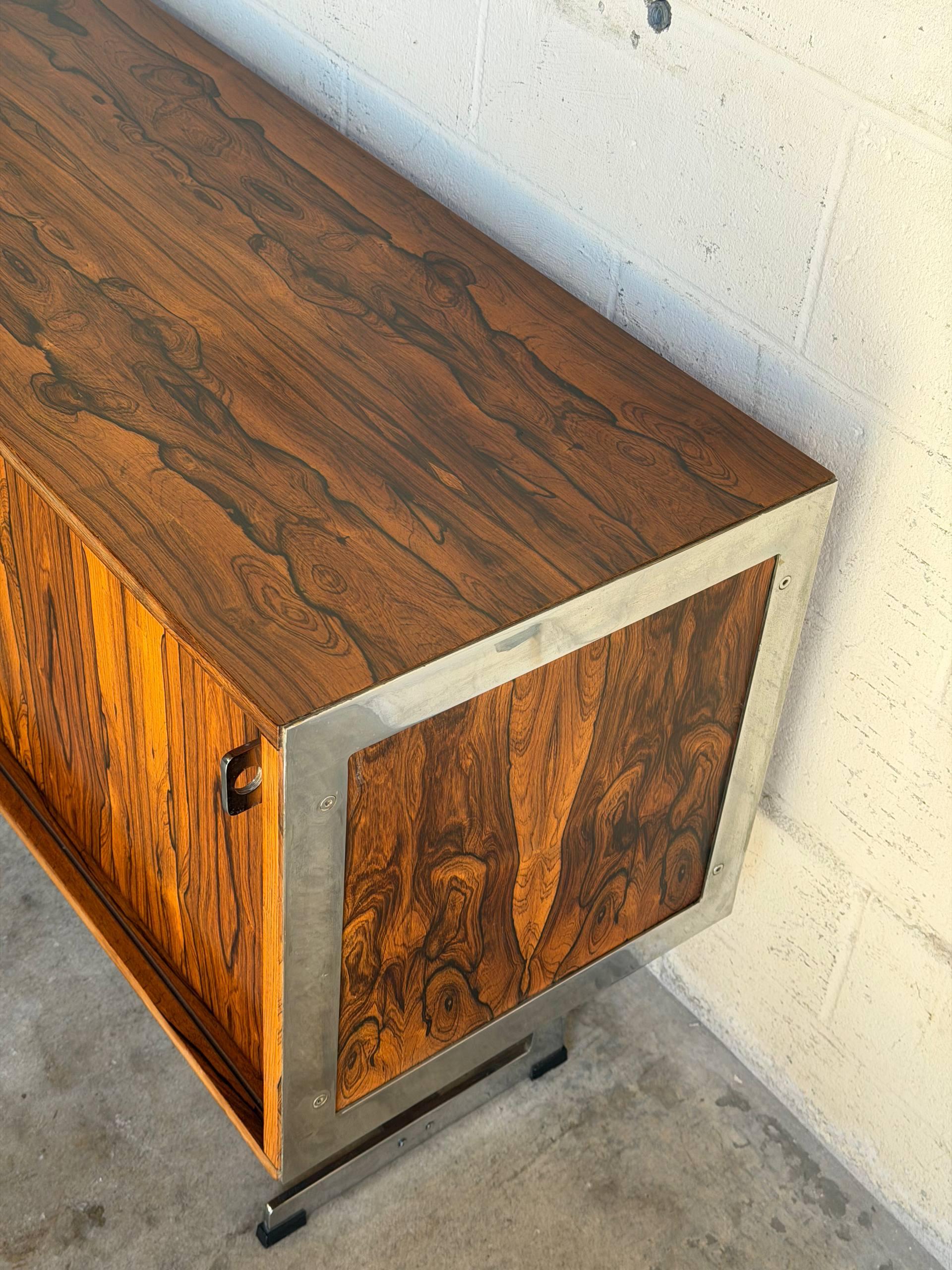 In Style of Richard Young for Merrow Associates Rosewood Sideboard