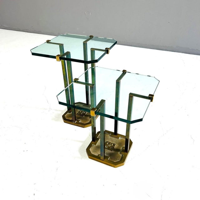 Mid-Century Modern Vintage Side Tables by Peter Ghyczy, 1980, Set of 2 For Sale - Image 3 of 11