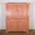 Good 19th century architectural West Country painted pine housekeepers cupboard. 1860. This piece is designed in the style...
