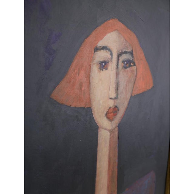 Plastic Harry Charles Tim, Alice, Longhead Series, 2020s, Acrylic Painting For Sale - Image 7 of 18