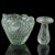 Murano Murano Leaf Shape Mortar and Pestel Ashtray Set Art Deco Clear Control Bubbles Italian Art Glass For Sale - Image 4 of 7