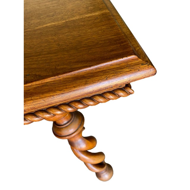 Antique c.1800's Louis XIII Side or Cocktail Table, by Merklen Bros. For Sale - Image 10 of 10