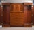 Victorian Flame Mahogany Breakfront Triple Wardrobe, 1860 For Sale - Image 9 of 11