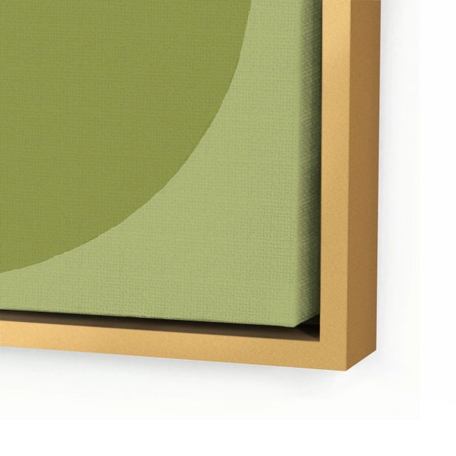 Stephanie Henderson Modern Forevers, Triptych by Stephanie Henderson in Gold Frame, Small Art Prints on Canvas, Set of 3 For Sale - Image 4 of 5