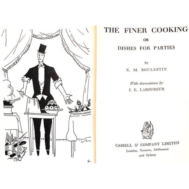 BOULESTIN, X.M. [198] pp. Cassell & Company Limited 1937 7 1/2" x 5 1/2" w/ decorations by J.E. Laboureur A charming...