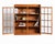 Mission Oak 2 Door Bookcase With Glass Doors - Michael's Cherry For Sale - Image 10 of 10