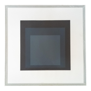 Mid-Century Serigraph Silkscreen Print of Josef Albers #4 in Series "Hard Edge, Soft Edge", 191/200