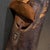 Antique Leather Walking Golf Bag With Hickory-Shaft & Steel Vintage Clubs c.1920-1945 For Sale In San Francisco - Image 6 of 8