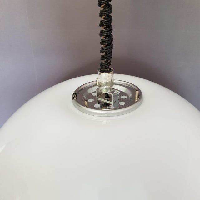 Metal Space Age Cabras Pendant Lamp by Luigi Massoni for Guzzini, Italy, 1970s For Sale - Image 7 of 13