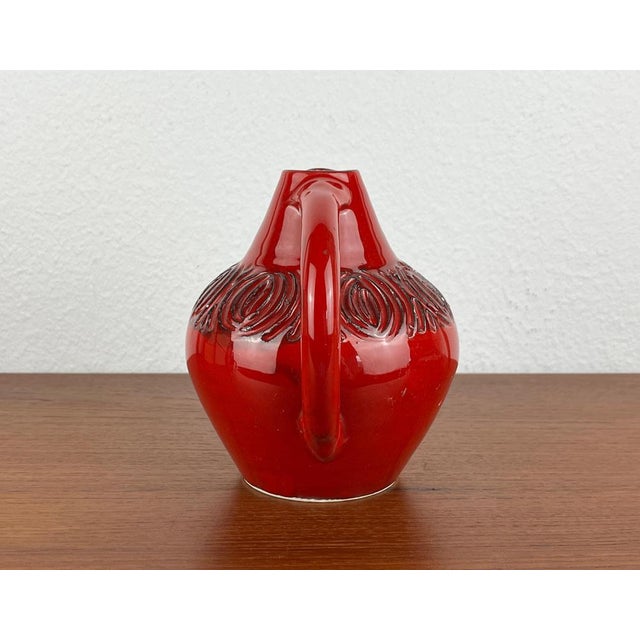 Mid-Century Italian Ceramic Carafe Vase, 1960s For Sale - Image 9 of 18