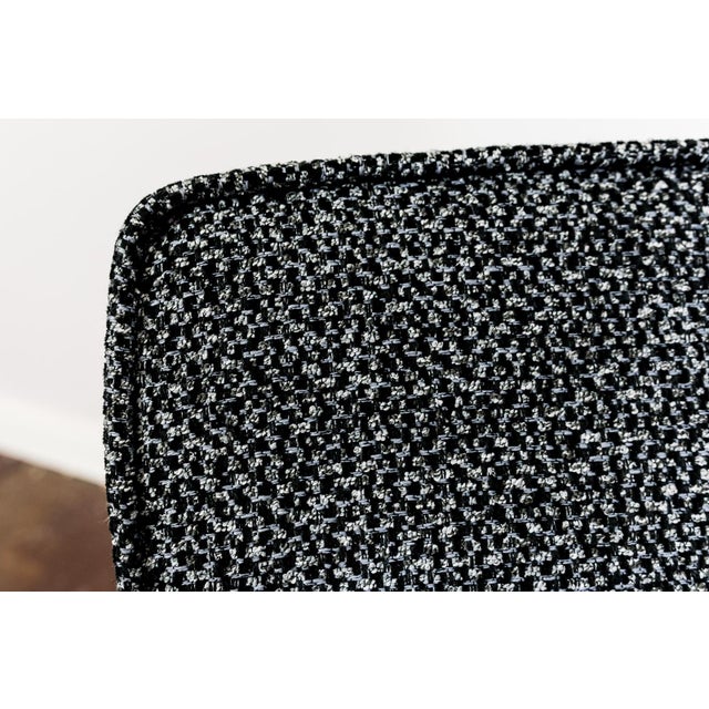 Armchair "04-B" from Bydgoskie Furniture Factory, 1960s, Poland Reupholstered in black and black woven fabric Solid wood's...