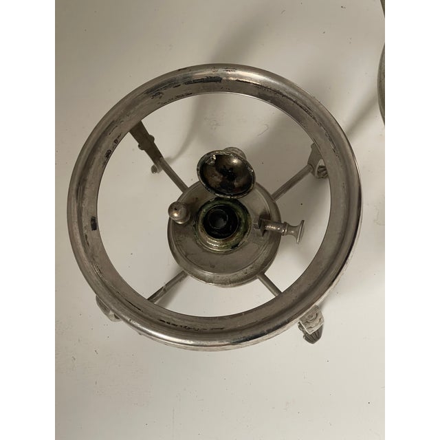 1920s 1920s Austrian Art Nouveau Tea Kettle With Stand For Sale - Image 5 of 7