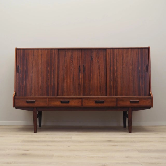 Vintage Danish Rosewood Highboard, 1960s For Sale - Image 13 of 13