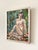 Green Petite French Nude en Plein Aire, Vintage Oil on Canvas, Framed For Sale - Image 8 of 11