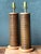 Vintage Pencil Reed Cylinder Lamps - A Pair For Sale - Image 10 of 12