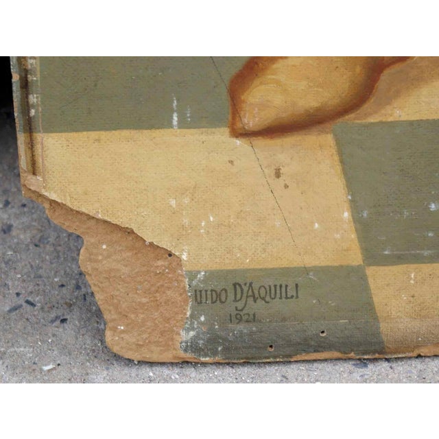 Antique Murals by Guido d'Aquili - Collection of Six For Sale - Image 10 of 12