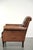 Chesterfield Armchair in Brown Cow Leather For Sale - Image 10 of 13