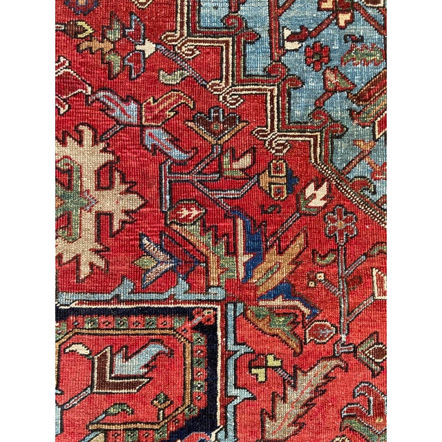 Antique Heriz Rug, 1920s For Sale - Image 13 of 18